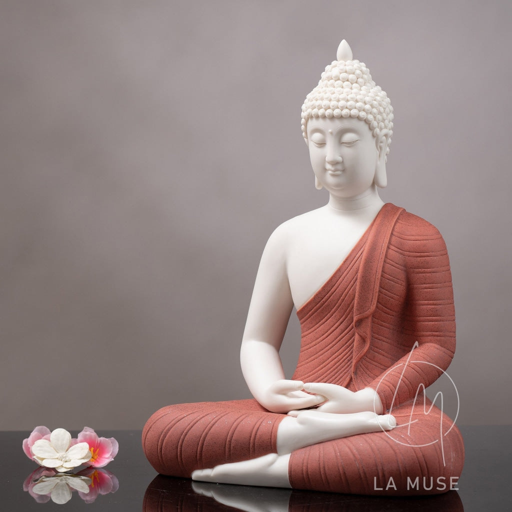 Buy The Enlightened Siddhartha Porcelain Buddha Statue - La Muse