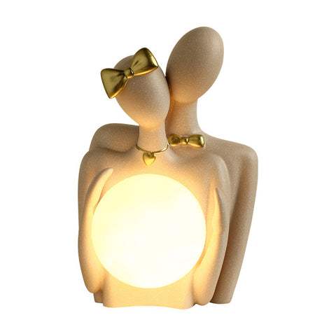 Tender Touch - Couple Figurine & Table Lamp