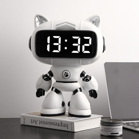 Minute Mate - Digital Robot Table Clock