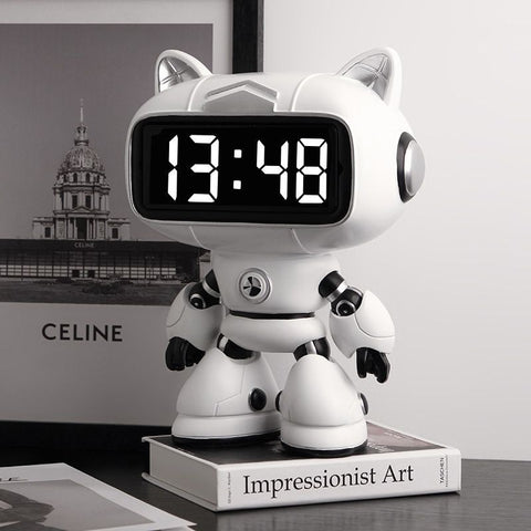 Minute Mate - Digital Robot Table Clock