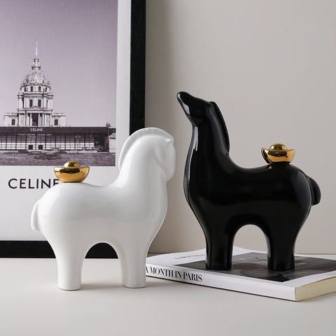 Majestic Mates -  Horse Showpieces (Set of 2)