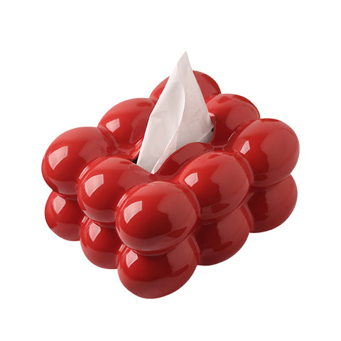 Bubbly Twist Ceramic Tissue Box