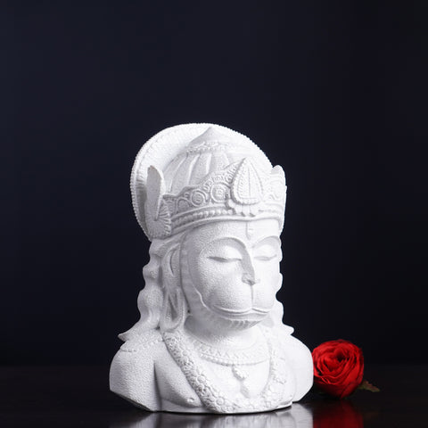 Celestial Hanuman Essence: Lord Hanuman Statue (9 inches tall)