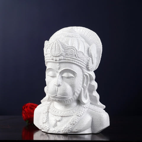 Celestial Hanuman Essence: Lord Hanuman Statue (9 inches tall)