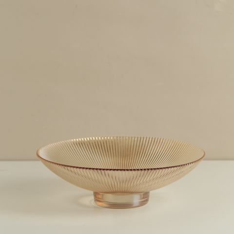 Delicate Drift - Glass Fruit Bowl