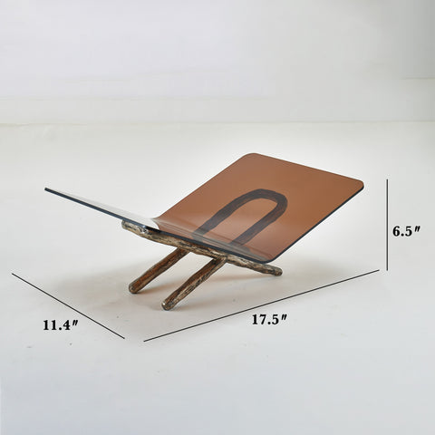 The Modern Crossroads - Resin & Acrylic Magazine Holder - Style 2