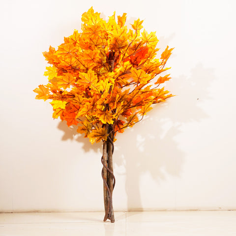 Maple Majesty - 4 Feet Tall Artificial Autumn Maple Plant