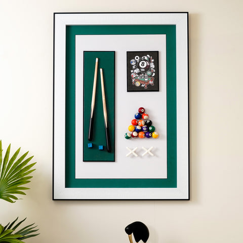 Champions' Journey - Pool/Billiards/Snooker Themed Framed Wall Art