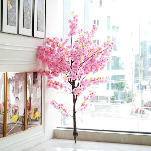 The Enchanted Dreamscape - Artificial Cherry Blossom/ Sakura Tree ~ 6 Feet Tall - Pink