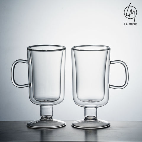 The Morrígan Mug - Glass Coffee Cups (250 ml)