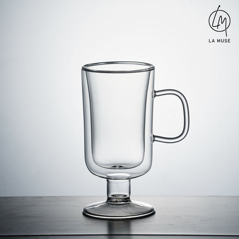 The Morrígan Mug - Glass Coffee Cups (250 ml)