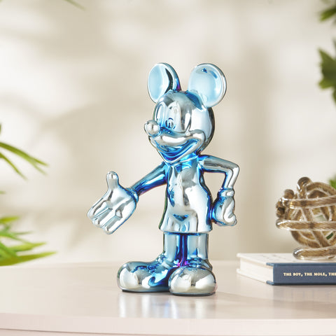 Glimpses of Innocence : Ceramic Mickey Mouse Table Showpiece - Electric Blue