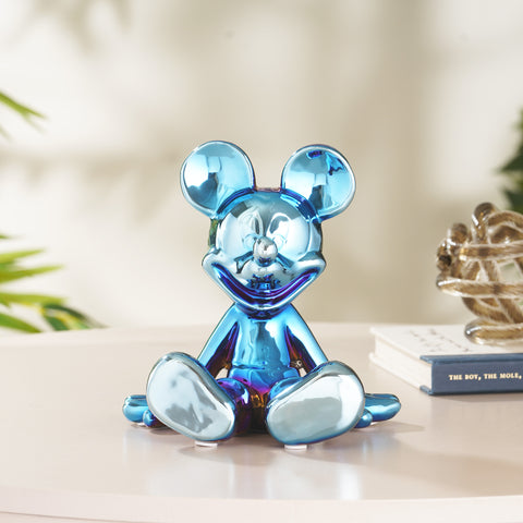 Glimpses of Innocence : Ceramic Mickey Mouse Table Showpiece - Electric Blue