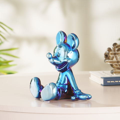 Glimpses of Innocence : Ceramic Mickey Mouse Table Showpiece - Electric Blue