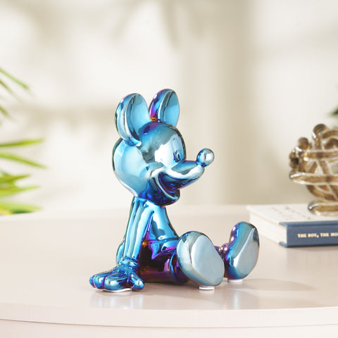 Glimpses of Innocence : Ceramic Mickey Mouse Table Showpiece - Electric Blue