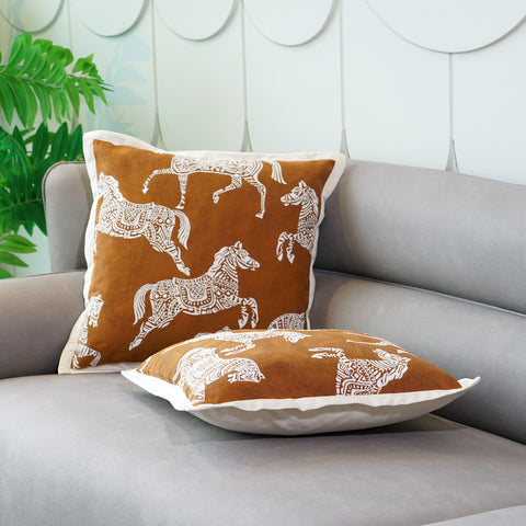 Galloping Grace - Cotton Cushion Cover