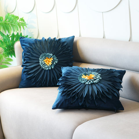 Flirty Florals - Velvet Cushion Cover