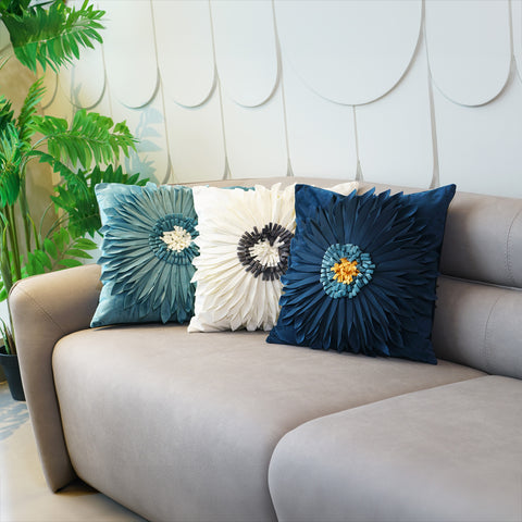 Flirty Florals - Velvet Cushion Cover