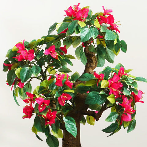 Blossoms of Bliss ~ Small Artificial Bougainvillea Plant ~ 1.5 Feet Tall