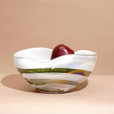 The Whirlwind - Handmade Glass Decorative Bowl