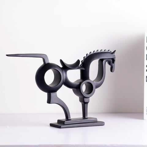 Phantom Gallop Resin Table Showpiece