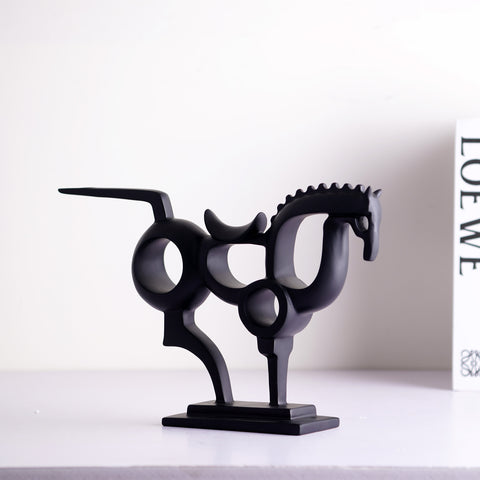 Phantom Gallop Resin Table Showpiece