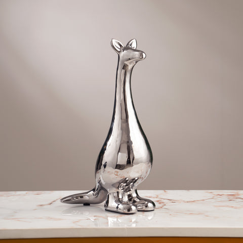 The Jumpstart Kangaroo Table Decor - Silver