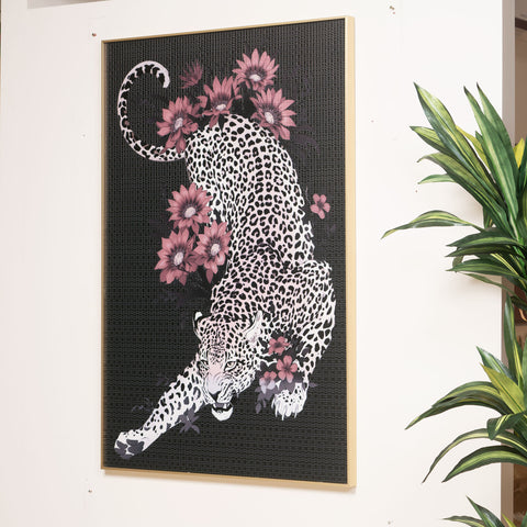 The Pathfinder's Gaze - Leopard Premium Wall Art