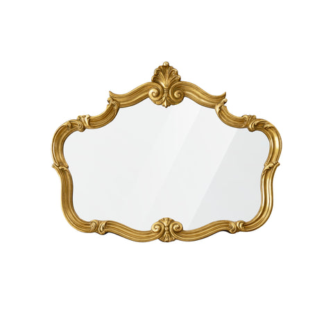 Royal Rococo - Victorian Style Premium Gold Finish Wall Mirror ~ 3.1 ft x 2.4 ft