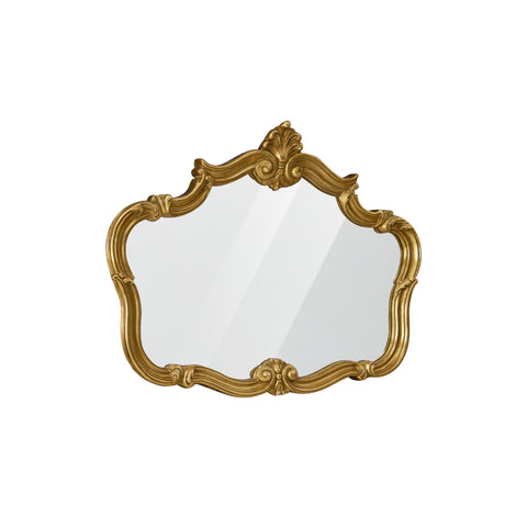 Royal Rococo - Victorian Style Premium Gold Finish Wall Mirror ~ 3.1 ft x 2.4 ft