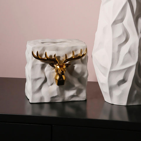 The Wild Crest Tissue Box Holder