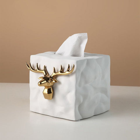 The Wild Crest Tissue Box Holder