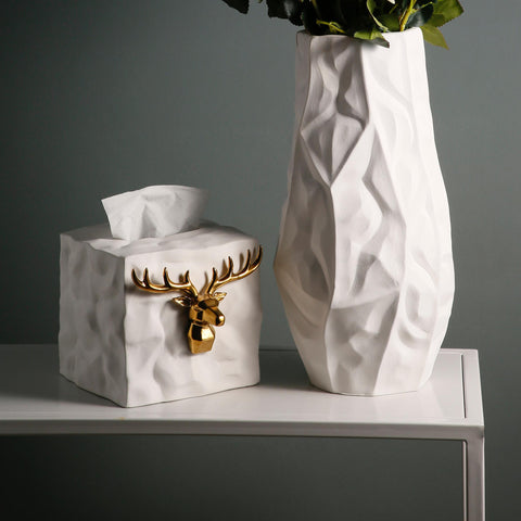 The Wild Crest Tissue Box Holder