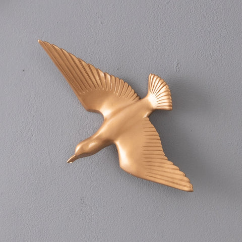 Angel of Prosperity - Birds Wall Decor - Gold