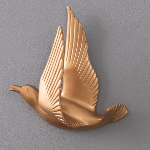 Angel of Prosperity - Birds Wall Decor - Gold