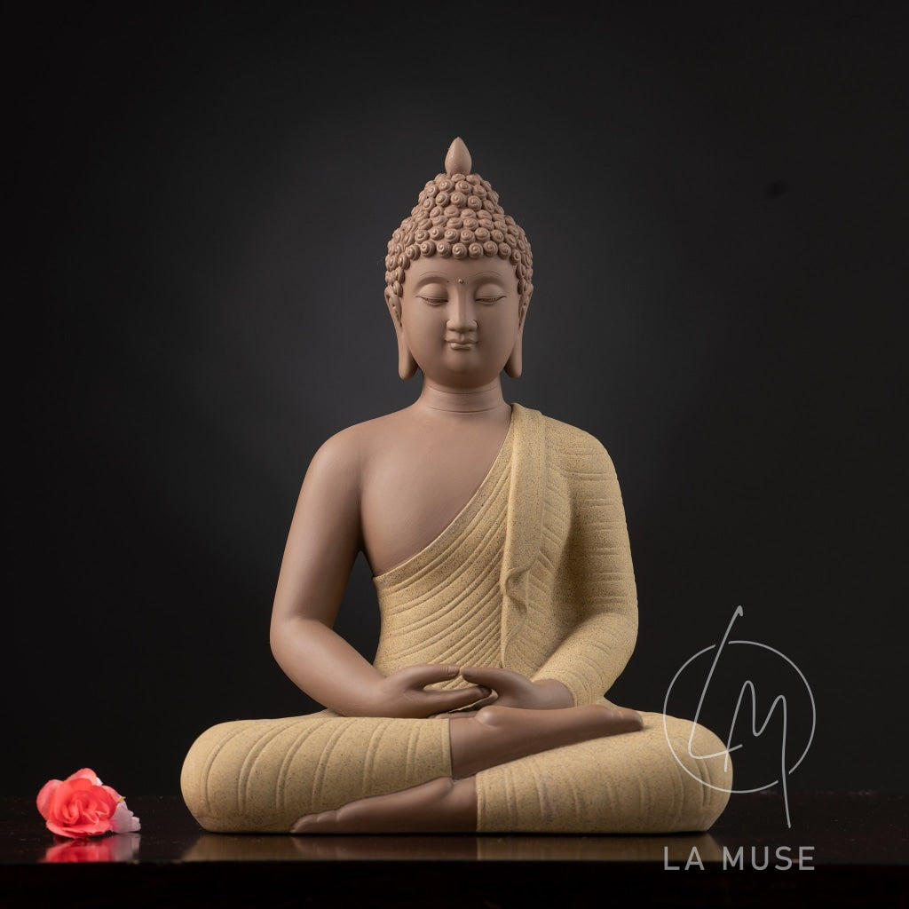 Buy The Enlightened Siddhartha Porcelain Buddha Statue - La Muse